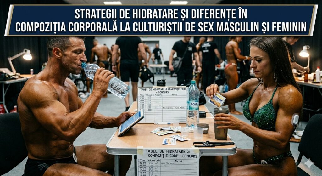 STRATEGII DE HIDRATARE ȘI DIFERENȚE ÎN COMPOZIȚIA CORPORALĂ LA CULTURIȘTII DE SEX MASCULIN ȘI FEMININ